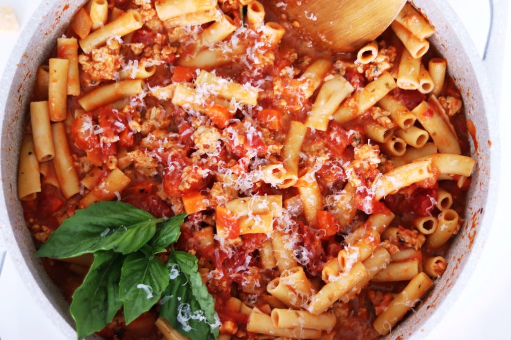 Spicy Bolognese with Ziti - Four Seasons of Autumn